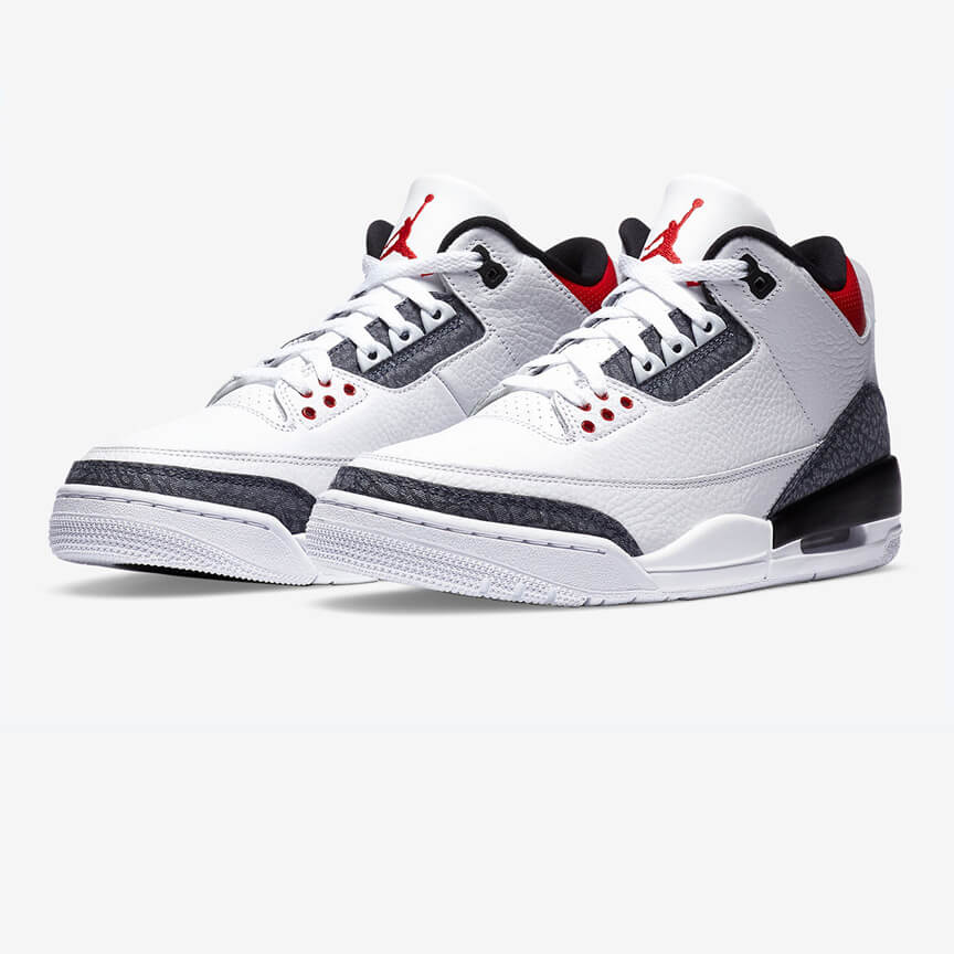Zapatillas Air Jordan 3 Retro SE Fire Red Denim 2020 - Exclusivos modelos