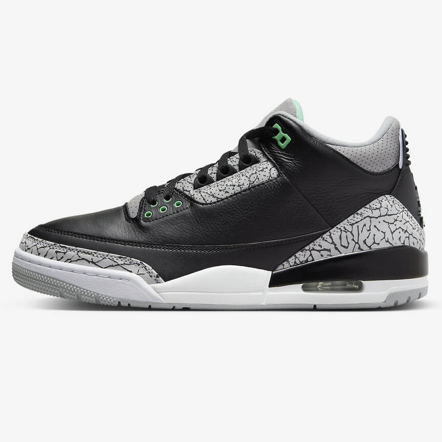 Zapatillas Air Jordan 3 Green Glow