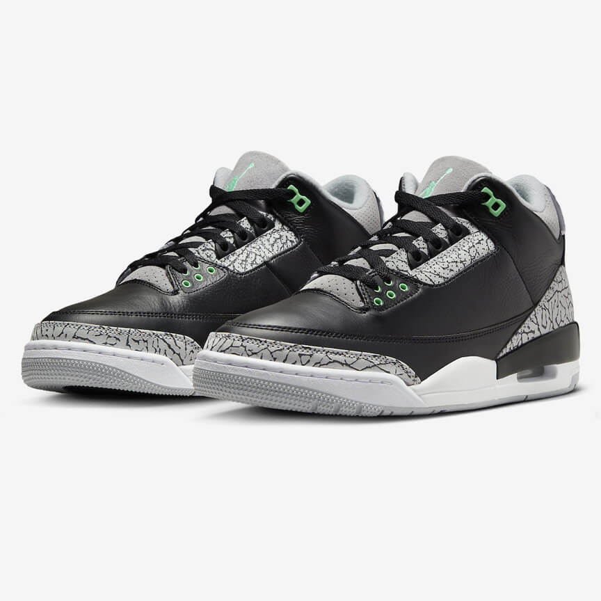 Zapatillas Air Jordan 3 Green Glow