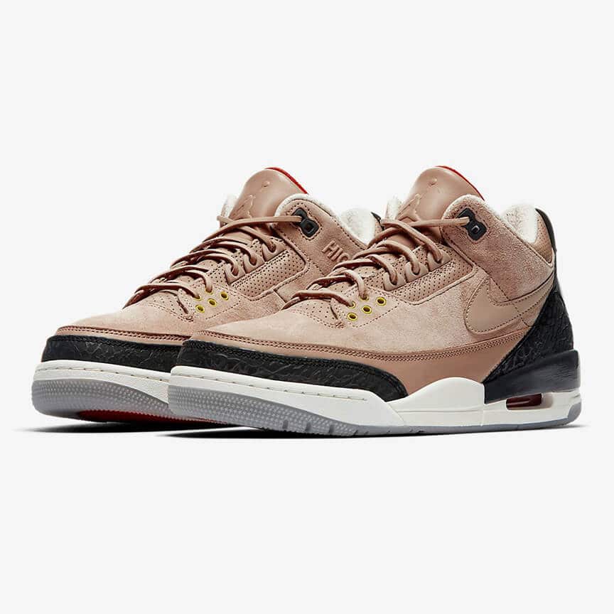 Zapatillas Air Jordan 3 Retro JTH Bio Beige - Exclusivo modelo